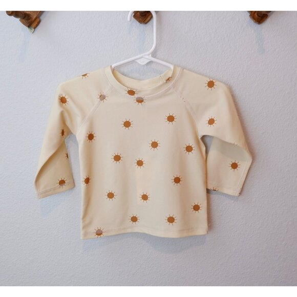 NEW Rylee + Cru Baby Neutral Sun Rashguard Swimsuit, size 6-12 months - Picture 3 of 10